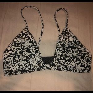Acacia swimwear Black Batik top